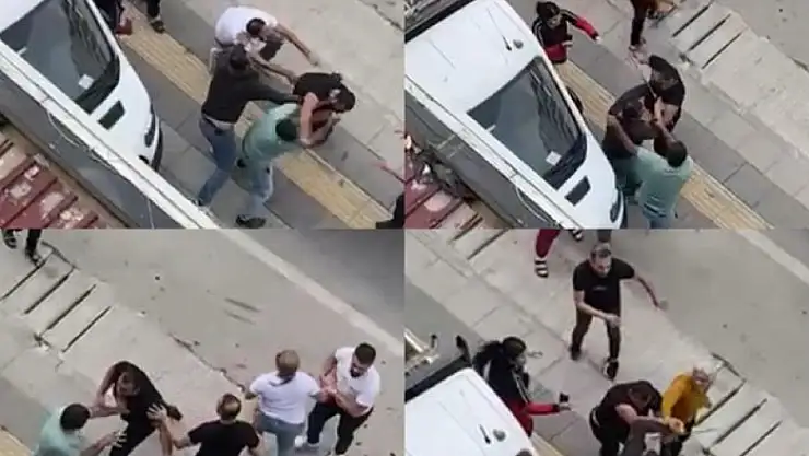 Trafikte tartışma yumruklu kavgaya dönüştü