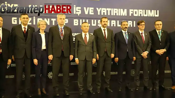 Türkiye-Almanya İş ve Yatırım Forumu Gaziantep'te düzenlendi
