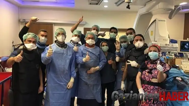 Türkiye'de ilk kez Gaziantep Üniversitesi Hastanesinde uygulanan yöntemle hayata döndü
