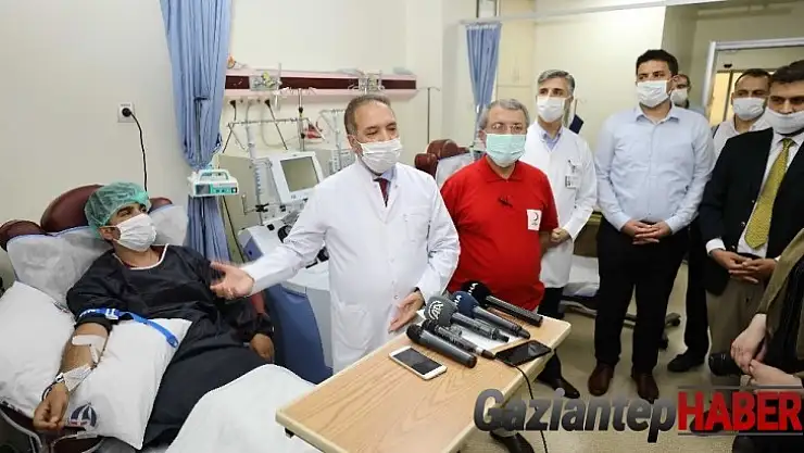 Vaka sayısının arttığı Gaziantep'e plazma üretim sistemi kuruldu