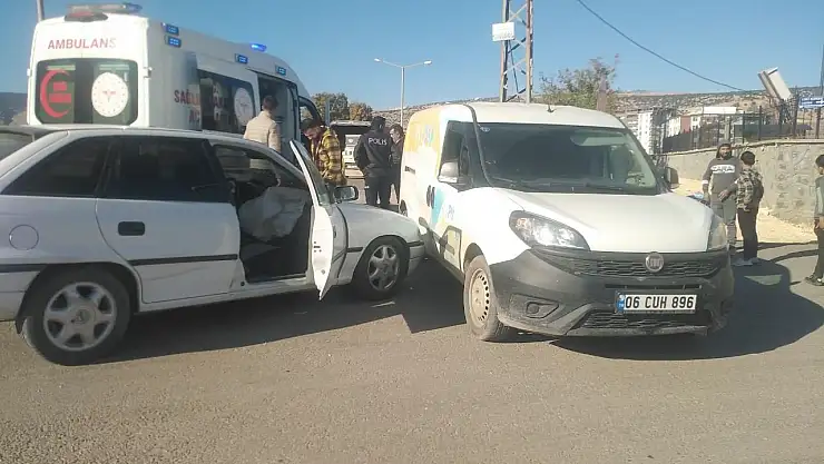 Yavuzeli'nde trafik kazası: 1 yaralı
