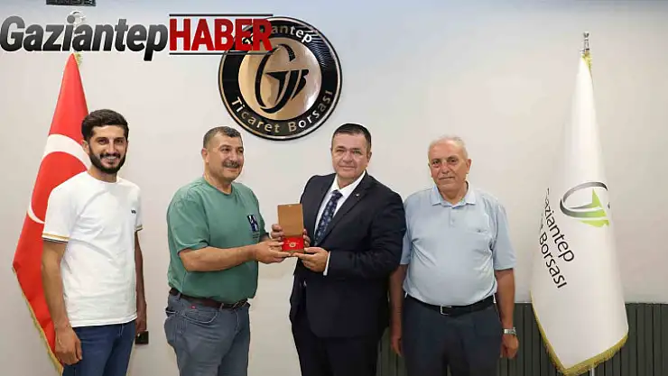 Yılın ilk Antep fıstığına GTB'den ödül