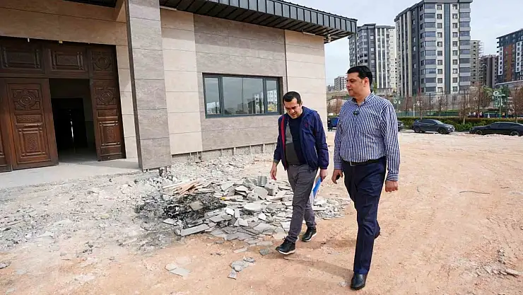 Yılmaz, projeleri yerinde inceledi
