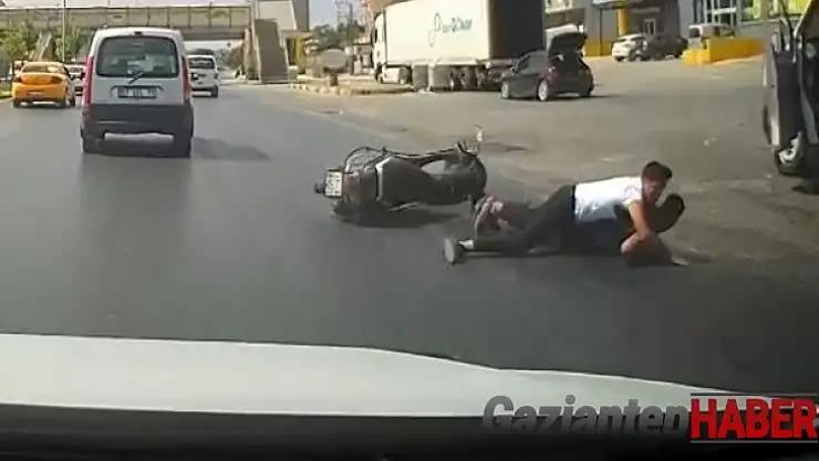 Yola dökülen yağ nedeniyle ölümden döndüler