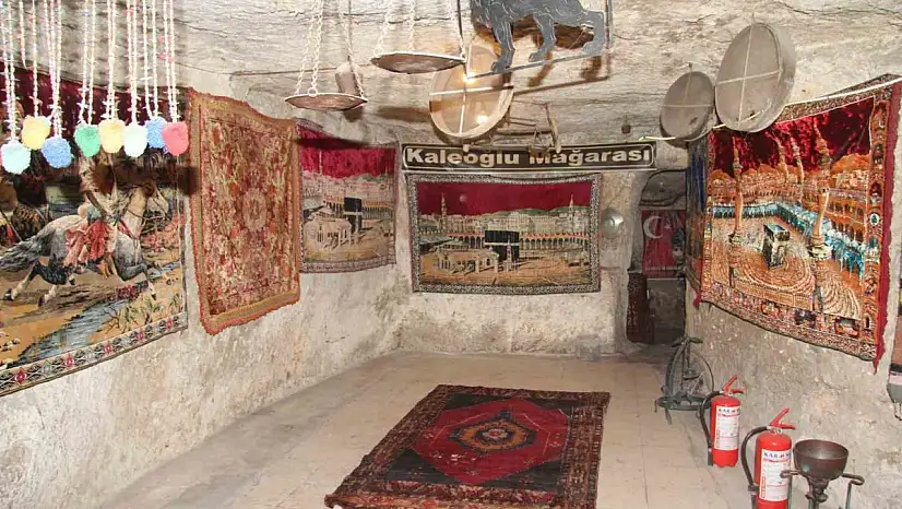 500 yıllık Kaleoğlu Mağarası'ndaki duvar halıları ziyaretçileri hayran bırakıyor