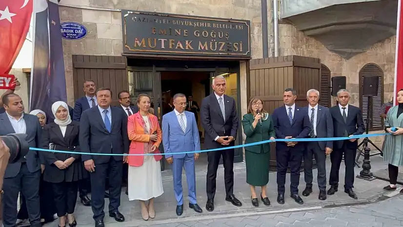 Bakan Ersoy, Gaziantep'te Mutfak Müzesi'nin açılışını yaptı