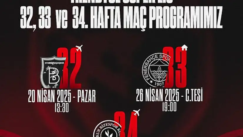 Gaziantep FK'nın 32, 33 ve 34. Hafta Maç Takvimi Belli Oldu