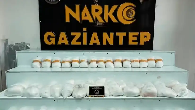 Gaziantep'te 2025'te 612 kilo uyuşturucu madde ele geçirildi