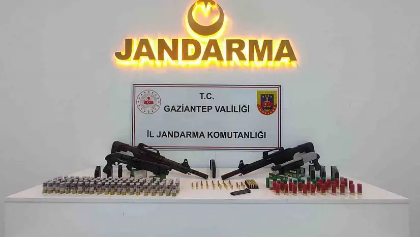 Gaziantep'te 29 adet ruhsatsız silah ele geçirildi: 2 şahıs tutuklandı