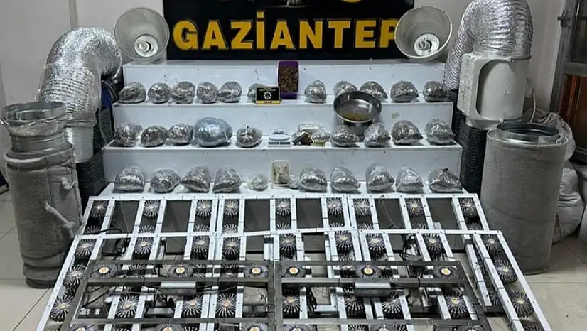 Gaziantep'te 32 kilo skunk ele geçirildi