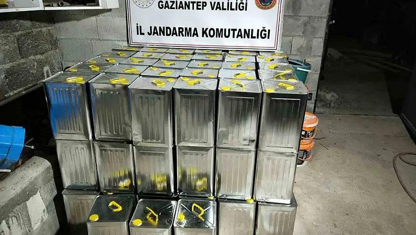 Gaziantep'te 500 bin TL değerinde sahte zeytinyağı ele geçirildi: 1 gözaltı