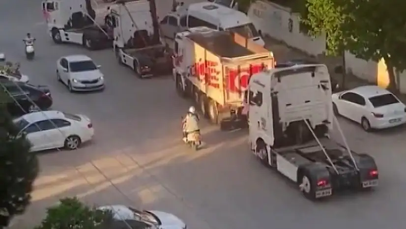 Gaziantep'te düğün konvoyu oluşturarak gürültü çıkaran 5 tıra para cezası