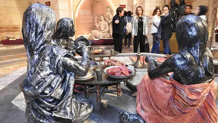Gaziantep'te hamam kültürünü yansıtan Hamam Müzesi'ne yoğun ilgi