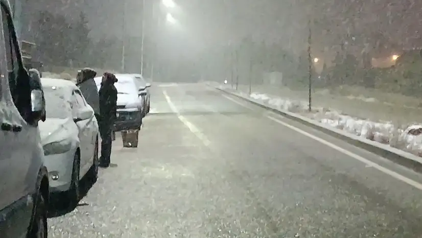Gaziantep'te kar yağışı