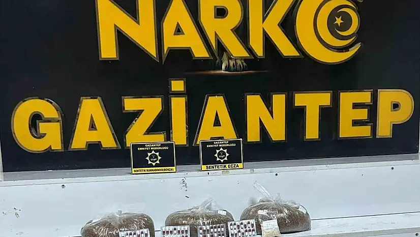 Gaziantep'te uyuşturucu operasyonu: 3 gözaltı