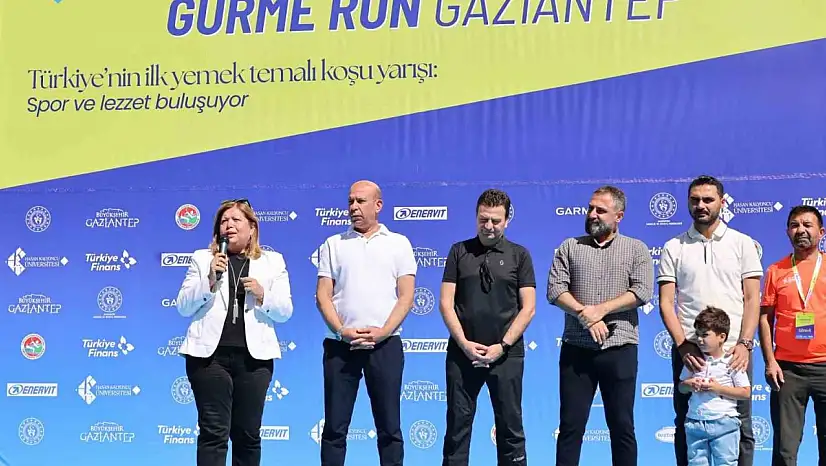 Hasan Kalyoncu Üniversitesi Lider paydaşlığında Türkiye'nin ilk gastronomi temalı uluslararası yol koşusu, Gurme Run Gaziantep'te gerçekleşti