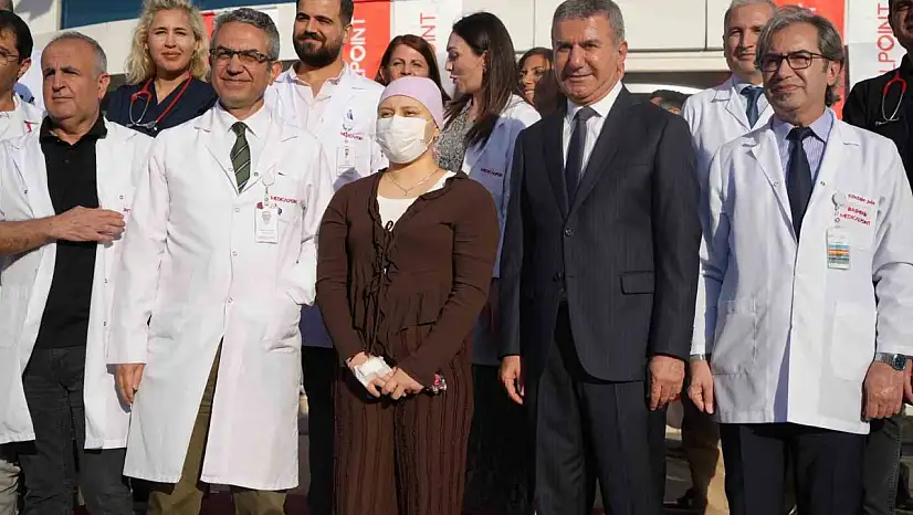 Kanseri yenen Didem için gökyüzüne balonlar bırakıldı