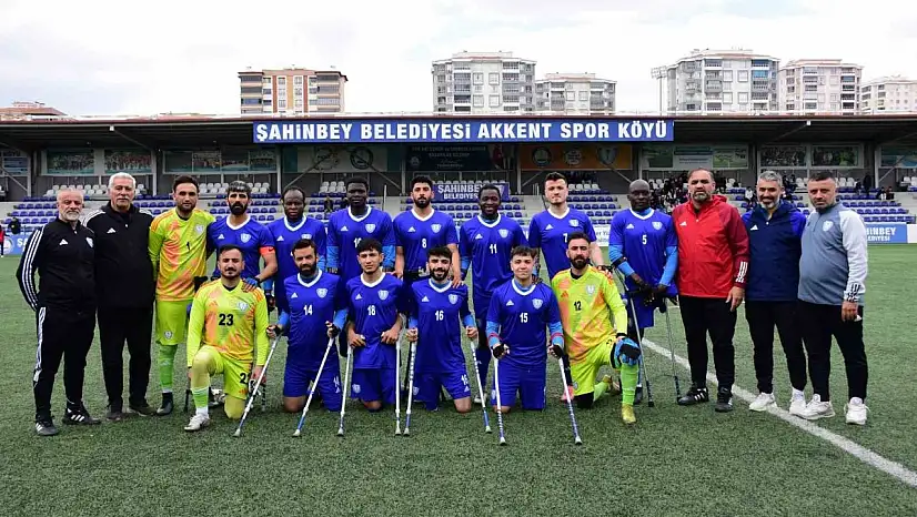 Şahinbey Ampute'den şampiyonluk yolunca önemli galibiyet: 2-1