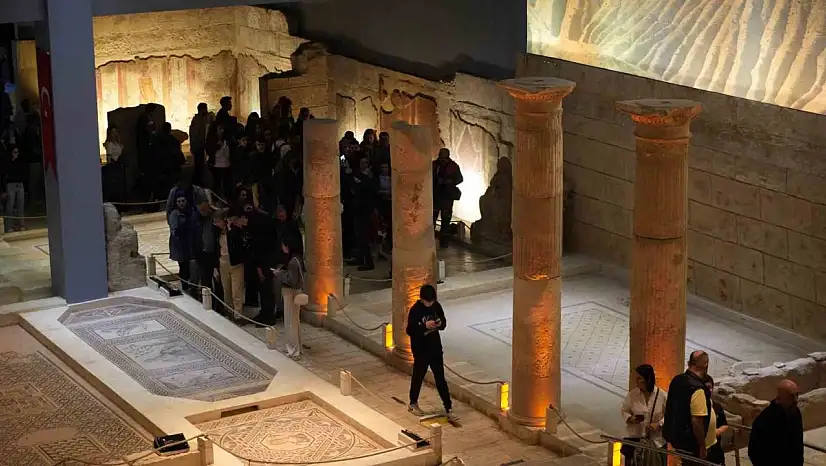 Zeugma Mozaik Müzesi'nde bayram rekoru