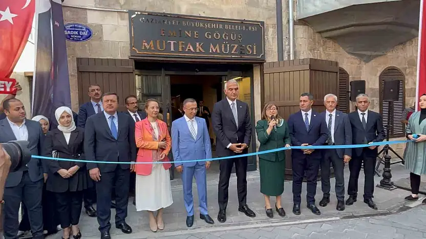 Bakan Ersoy, Gaziantep'te Mutfak Müzesi'nin açılışını yaptı