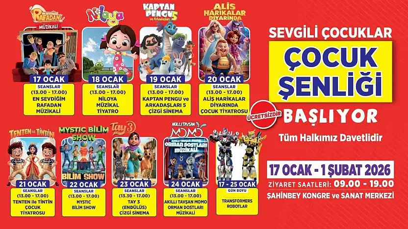 Başkan Tahmazoğlu'ndan çocuk şenliğine davet