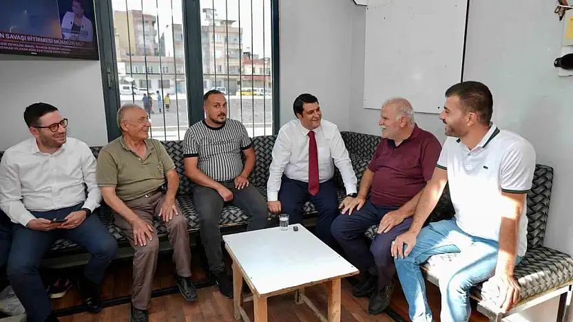 Başkan Yılmaz'dan taksici esnafına ziyaret