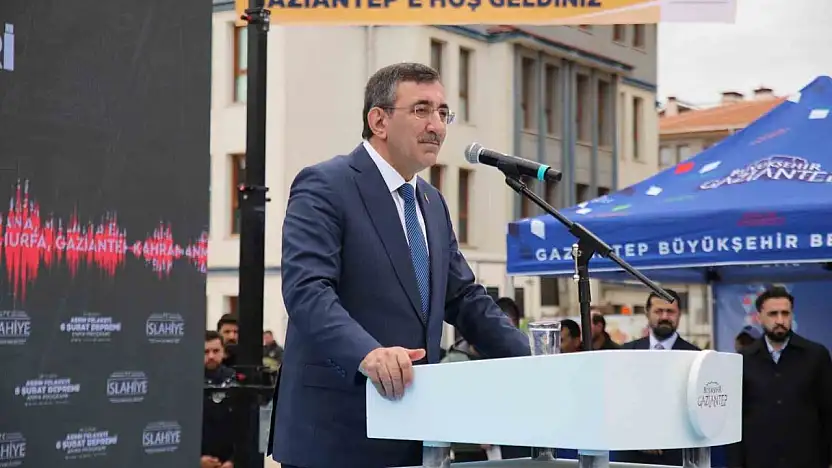 Cumhurbaşkanı Yardımcısı Yılmaz: 'Merkezi bütçeden deprem harcamalarına yaklaşık 90 milyar dolarlık kaynak ayırdık'