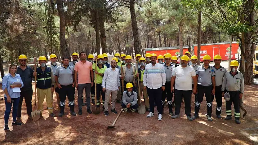 Dülük Tabiat Parkı'nda orman yangını tatbikatı
