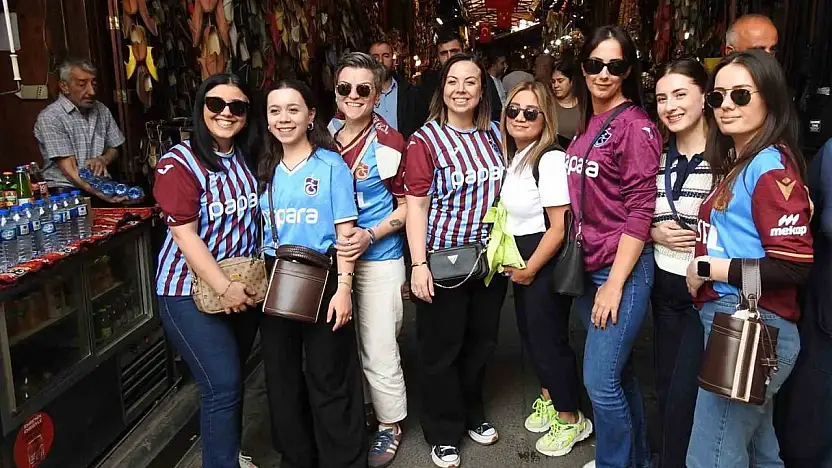 Galatarasay ve Trabzonspor taraftarları Gaziantep'e hayran kaldı