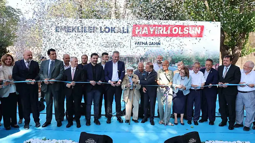 Gaziantep Büyükşehir'den emeklilere özel yeni bir sosyal yaşam alanı