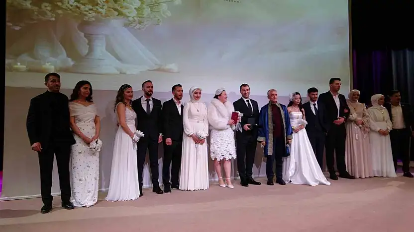 Gaziantep'te 14 Şubat'ta 62 çift evliliğe 'Evet' dedi