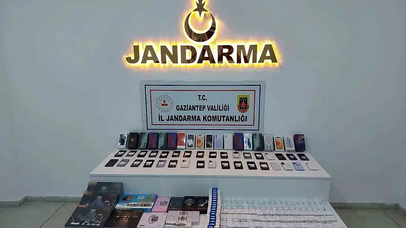 Gaziantep'te 1,5 milyon TL değerinde kaçak malzeme ele geçirildi