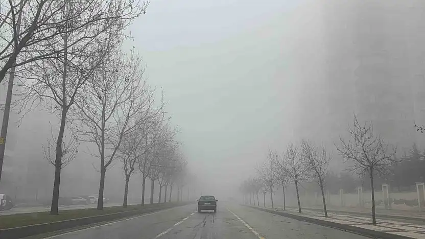 Gaziantep'te 2 gündür yoğun sis etkili oluyor