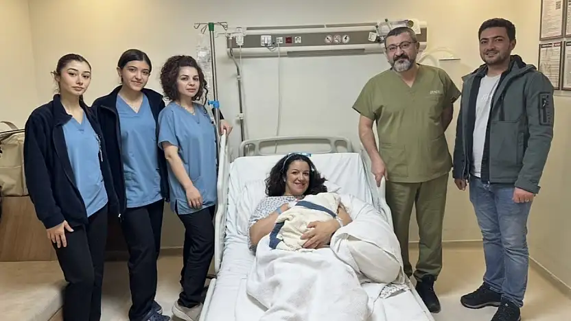 Gaziantep'te 2026 yılının ilk bebeği 'Ayaz' oldu