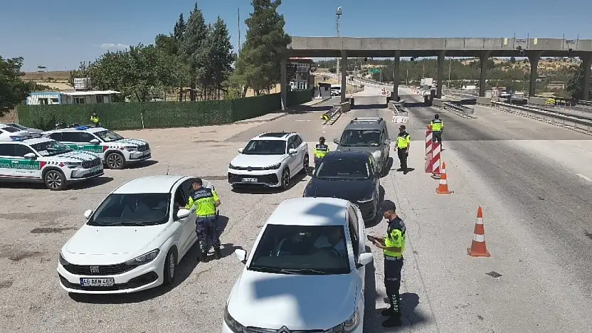 Gaziantep'te 215 araca 356 bin TL ceza