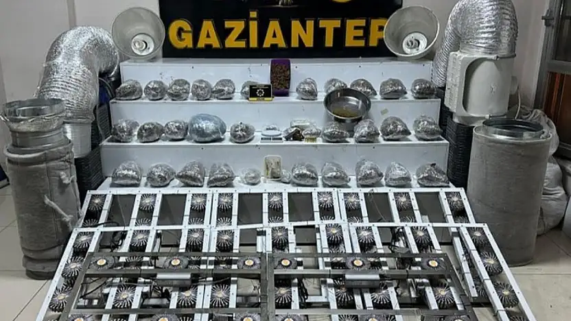Gaziantep'te 32 kilo skunk ele geçirildi
