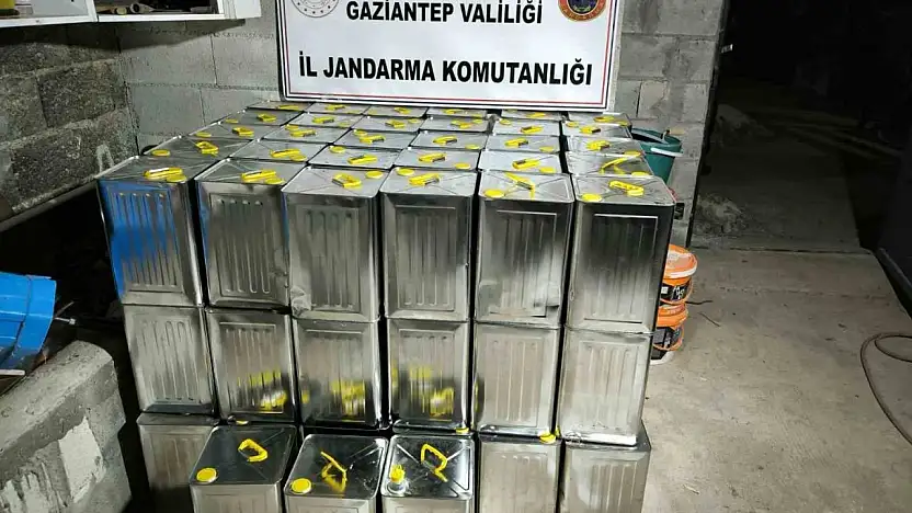 Gaziantep'te 500 bin TL değerinde sahte zeytinyağı ele geçirildi: 1 gözaltı
