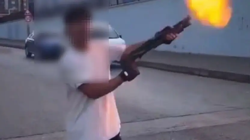 Gaziantep'te şok görüntüler: 3 şahıs pompalı tüfekle rastgele ateş açtı