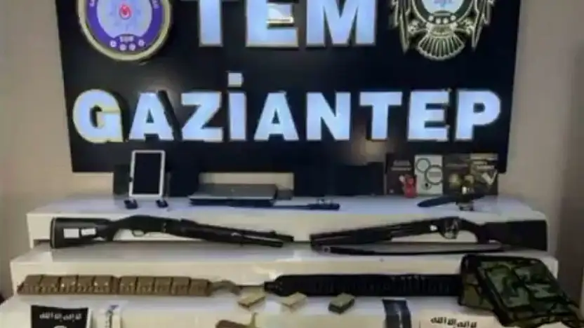 Gaziantep'te terör operasyonunda 7 tutuklama