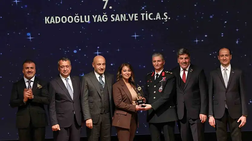 Kadooğlu Yağ, 'İhracatın Yıldızları 2025'te 7. sırada
