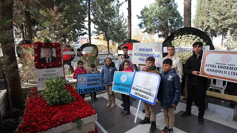 Merinos Onursal Başkanı Merhum Mehmet Erdemoğlu mezarı başında anıldı