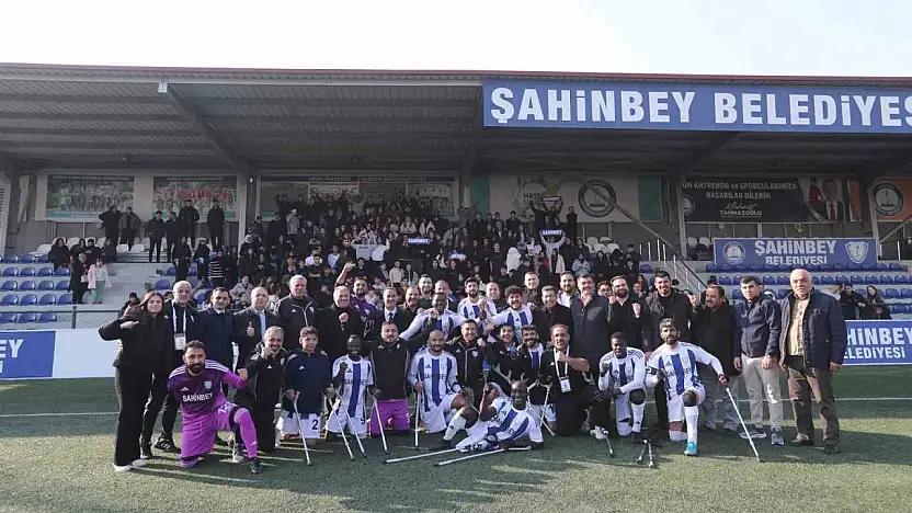 Şahinbey Ampute'den 2-1'lik galibiyet