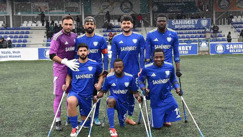 Şahinbey Ampute'den farklı galibiyet 7-0