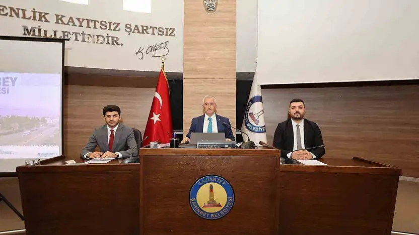 Şahinbey Belediyesi Eylül Ayı Meclis Toplantısı yapıldı