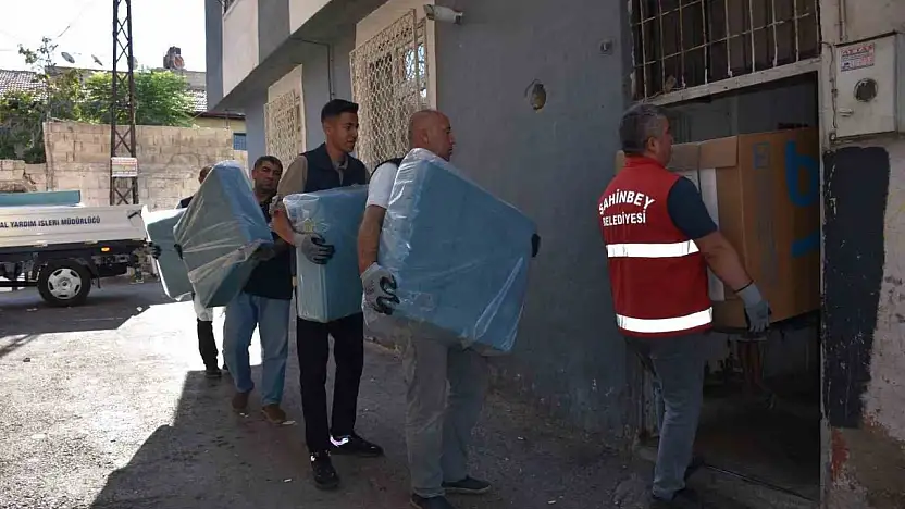Şahinbey Belediyesi'nden ihtiyaç sahibi aileye destek