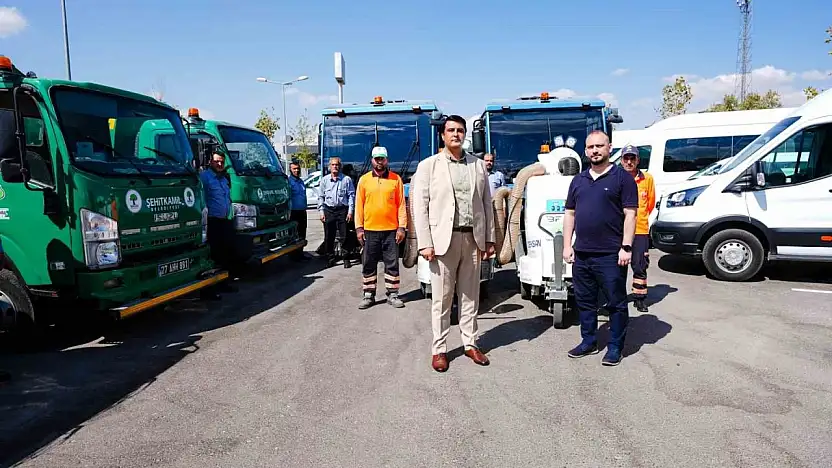 Şehitkamil Belediyesi temizlik filosunu güçlendirdi