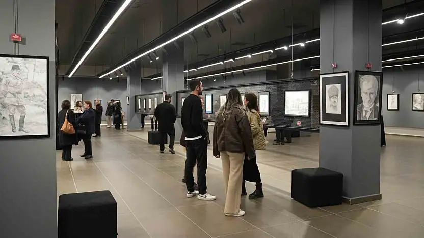 Şehitkamil'de '104 eserle 104. Yıl Sergisi' açıldı