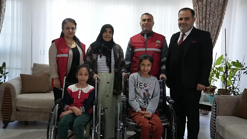 Şehitkamil'den özel ihtiyaçlı bireylere tekerlekli sandalye