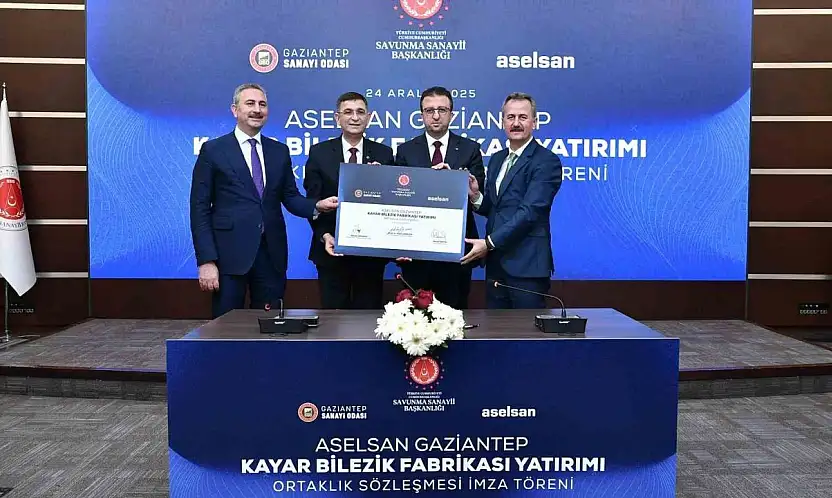 Aselsan Gaziantep Kayar Bilezik Fabrikası İçin Ortaklık İmza Töreni Gerçekleştirildi