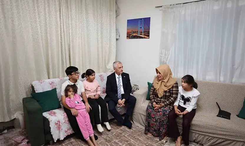 Başkan Tahmazoğlu'ndan aile ve esnaf ziyaretleri